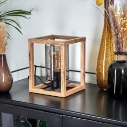 Hofstein Brugg Tischleuchte Schwarz, Naturfarben, 1-flammig -Günstiges Tischlampen Geschäft brugg tischleuchte h3546390 13