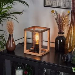 Hofstein Brugg Tischleuchte Schwarz, Naturfarben, 1-flammig -Günstiges Tischlampen Geschäft brugg tischleuchte h3546390 8