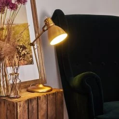 Hofstein Bundaberg Tischleuchte Altmessing, 1-flammig -Günstiges Tischlampen Geschäft bundaberg tischleuchte h3370018 11