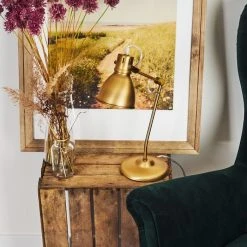 Hofstein Bundaberg Tischleuchte Altmessing, 1-flammig -Günstiges Tischlampen Geschäft bundaberg tischleuchte h3370018 13