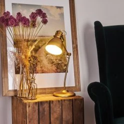 Hofstein Bundaberg Tischleuchte Altmessing, 1-flammig -Günstiges Tischlampen Geschäft bundaberg tischleuchte h3370018 2