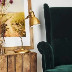 Hofstein Bundaberg Tischleuchte Altmessing, 1-flammig -Günstiges Tischlampen Geschäft bundaberg tischleuchte h3370018 3