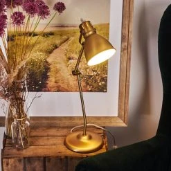 Hofstein Bundaberg Tischleuchte Altmessing, 1-flammig -Günstiges Tischlampen Geschäft bundaberg tischleuchte h3370018 5