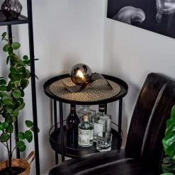 Hofstein Cajoncito Tischleuchte Schwarz, 1-flammig -Günstiges Tischlampen Geschäft cajoncito tischleuchte h3611029 6