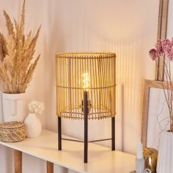 Hofstein Calchines Tischleuchte Schwarz, 1-flammig -Günstiges Tischlampen Geschäft calchines tischleuchte h3565964 10