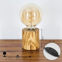 Hofstein Canard Tischleuchte Schwarz, Naturfarben, 1-flammig -Günstiges Tischlampen Geschäft canard tischleuchte h3451021 3