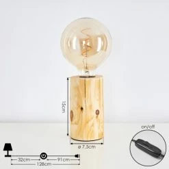 Hofstein Canedo Tischleuchte Braun, 1-flammig 15 Hofstein Canedo Tischleuchte Braun, 1-flammig -Günstiges Tischlampen Geschäft canedo tischleuchte h3432303 3