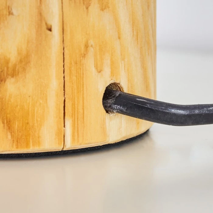 Hofstein Canedo Tischleuchte Braun, 1-flammig 8 Hofstein Canedo Tischleuchte Braun, 1-flammig – Bild 6