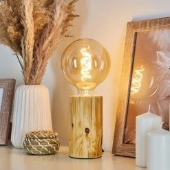 Hofstein Canedo Tischleuchte Braun, 1-flammig 20 Hofstein Canedo Tischleuchte Braun, 1-flammig -Günstiges Tischlampen Geschäft canedo tischleuchte h3432303 8