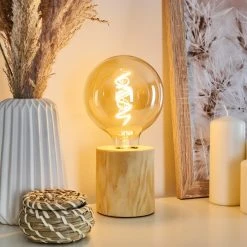 Hofstein Canedo Tischleuchte Braun, 1-flammig -Günstiges Tischlampen Geschäft canedo tischleuchte h3432327 6