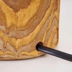 Hofstein Canedo Tischleuchte Schwarz, Naturfarben, 1-flammig -Günstiges Tischlampen Geschäft canedo tischleuchte h3433355 5