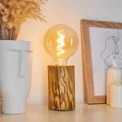 Hofstein Canedo Tischleuchte Schwarz, Naturfarben, 1-flammig -Günstiges Tischlampen Geschäft canedo tischleuchte h3433355 8