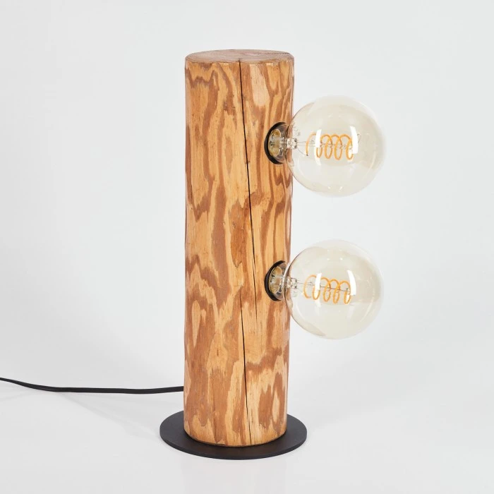 Hofstein Canedo Tischleuchte Schwarz, Naturfarben, 2-flammig 10 Hofstein Canedo Tischleuchte Schwarz, Naturfarben, 2-flammig – Bild 8