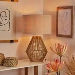 Hofstein Canot Tischleuchte Braun, Naturfarben, 1-flammig 20 Hofstein Canot Tischleuchte Braun, Naturfarben, 1-flammig -Günstiges Tischlampen Geschäft canot tischleuchte h3539972 6