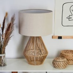 Hofstein Canot Tischleuchte Braun, Naturfarben, 1-flammig 22 Hofstein Canot Tischleuchte Braun, Naturfarben, 1-flammig -Günstiges Tischlampen Geschäft canot tischleuchte h3539972 8