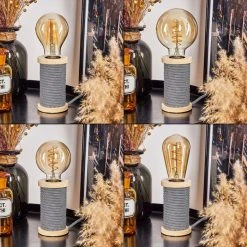 Hofstein Carbonear Tischleuchte Schwarz, Weiß, Naturfarben, 40-flammig 14 Hofstein Carbonear Tischleuchte Schwarz, Weiß, Naturfarben, 40-flammig -Günstiges Tischlampen Geschäft carbonear tischleuchte h3557273 1