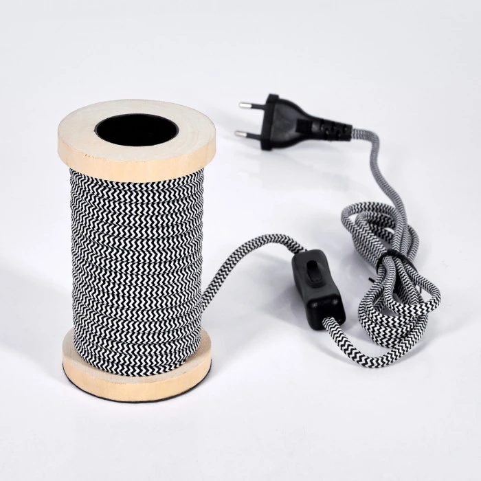 Hofstein Carbonear Tischleuchte Schwarz, Weiß, Naturfarben, 40-flammig 7 Hofstein Carbonear Tischleuchte Schwarz, Weiß, Naturfarben, 40-flammig – Bild 5