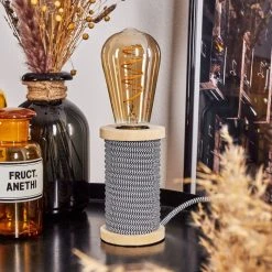 Hofstein Carbonear Tischleuchte Schwarz, Weiß, Naturfarben, 40-flammig 22 Hofstein Carbonear Tischleuchte Schwarz, Weiß, Naturfarben, 40-flammig -Günstiges Tischlampen Geschäft carbonear tischleuchte h3557273 9