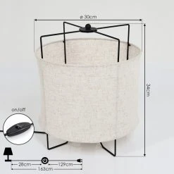 Hofstein Casoie Tischleuchte Schwarz, 1-flammig 17 Hofstein Casoie Tischleuchte Schwarz, 1-flammig -Günstiges Tischlampen Geschäft casoie tischleuchte h3455296 3