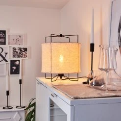 Hofstein Casoie Tischleuchte Schwarz, 1-flammig 20 Hofstein Casoie Tischleuchte Schwarz, 1-flammig -Günstiges Tischlampen Geschäft casoie tischleuchte h3455296 6