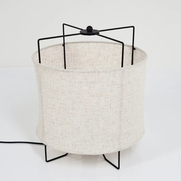 Hofstein Casoie Tischleuchte Schwarz, 1-flammig 10 Hofstein Casoie Tischleuchte Schwarz, 1-flammig – Bild 8