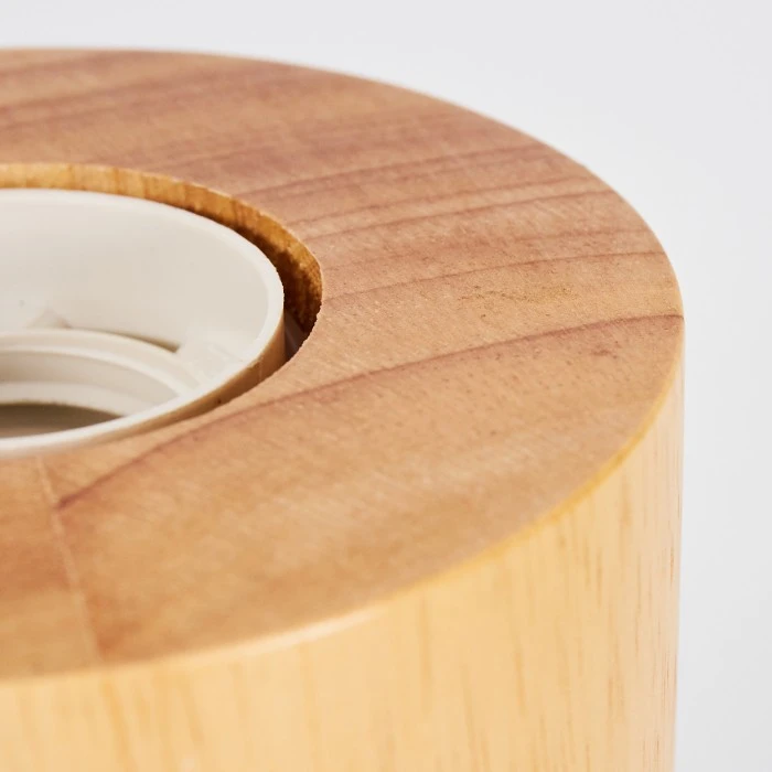 Hofstein Castellar Tischleuchte Holz hell, 1-flammig 5 Hofstein Castellar Tischleuchte Holz hell, 1-flammig – Bild 3