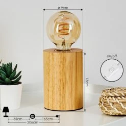 Hofstein Castellar Tischleuchte Holz hell, 1-flammig 17 Hofstein Castellar Tischleuchte Holz hell, 1-flammig -Günstiges Tischlampen Geschäft castellar tischleuchte h3398296 3