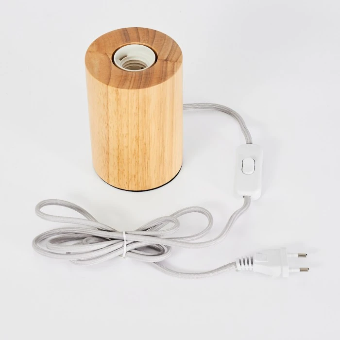 Hofstein Castellar Tischleuchte Holz hell, 1-flammig 7 Hofstein Castellar Tischleuchte Holz hell, 1-flammig – Bild 5