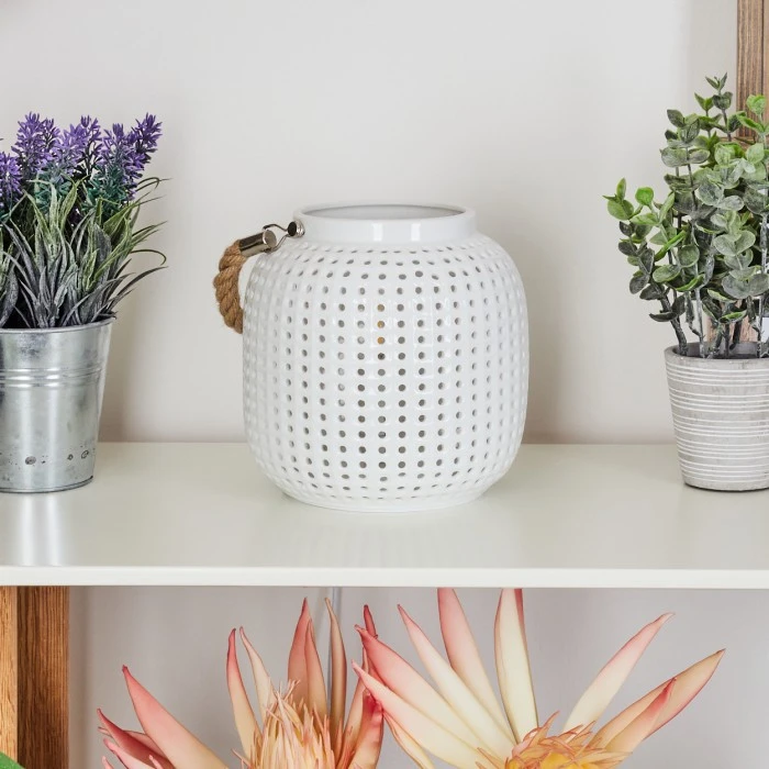 Hofstein Catasel Tischleuchte Weiß, Naturfarben, 1-flammig 4 Hofstein Catasel Tischleuchte Weiß, Naturfarben, 1-flammig – Bild 2