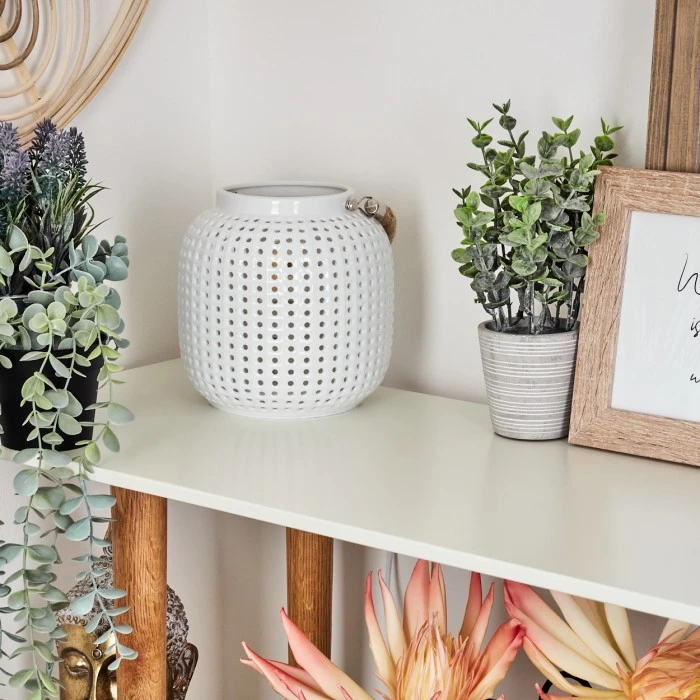 Hofstein Catasel Tischleuchte Weiß, Naturfarben, 1-flammig 14 Hofstein Catasel Tischleuchte Weiß, Naturfarben, 1-flammig – Bild 12