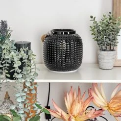 Hofstein Catasel Tischleuchte Schwarz, Naturfarben, 1-flammig -Günstiges Tischlampen Geschäft catasel tischleuchte h3595497 9