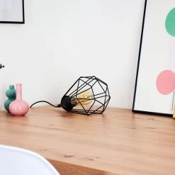 Hofstein Cenova Tischleuchte Schwarz, 1-flammig -Günstiges Tischlampen Geschäft cenova tischleuchte h3368633 10