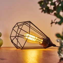 Hofstein Cenova Tischleuchte Schwarz, 1-flammig -Günstiges Tischlampen Geschäft cenova tischleuchte h3368633 4