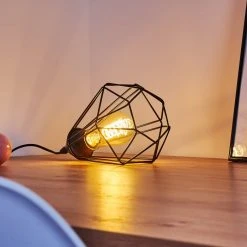 Hofstein Cenova Tischleuchte Schwarz, 1-flammig -Günstiges Tischlampen Geschäft cenova tischleuchte h3368633 8