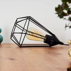 Hofstein Cenova Tischleuchte Schwarz, 1-flammig -Günstiges Tischlampen Geschäft cenova tischleuchte h3368633 9