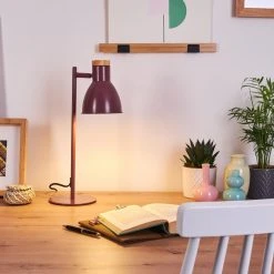 Hofstein Chatsworth Tischleuchte Rot, 1-flammig -Günstiges Tischlampen Geschäft chatsworth tischleuchte h3396759 8