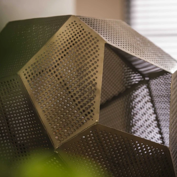 Hofstein Chemenot Tischleuchte Kupferfarben, Antik, 1-flammig 5 Hofstein Chemenot Tischleuchte Kupferfarben, Antik, 1-flammig – Bild 3