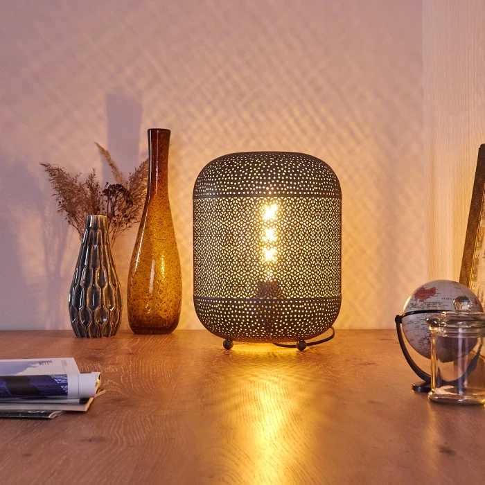 Hofstein Chidu Tischleuchte Grau, 1-flammig 14 Hofstein Chidu Tischleuchte Grau, 1-flammig – Bild 12