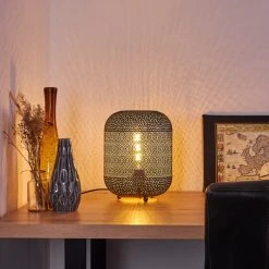 Hofstein Chidu Tischleuchte Grau, 1-flammig 33 Hofstein Chidu Tischleuchte Grau, 1-flammig -Günstiges Tischlampen Geschäft chidu tischleuchte h3367247 14