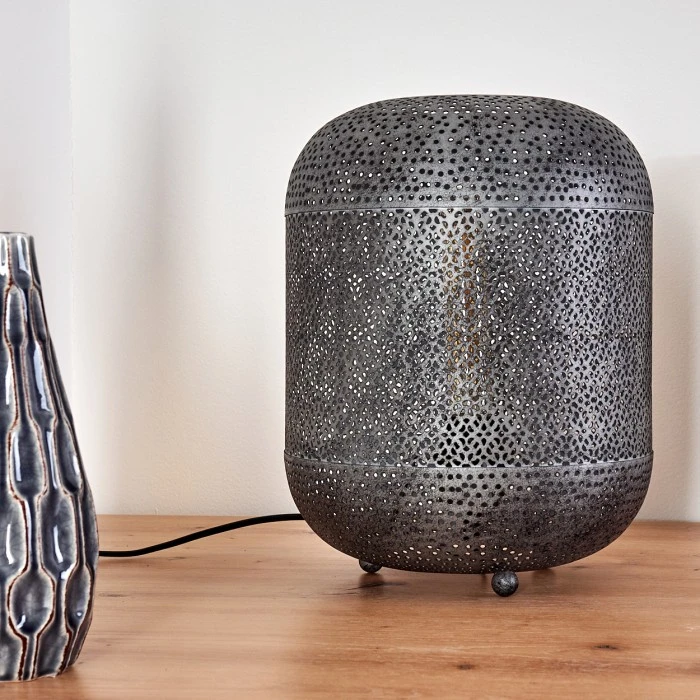 Hofstein Chidu Tischleuchte Grau, 1-flammig 18 Hofstein Chidu Tischleuchte Grau, 1-flammig – Bild 16