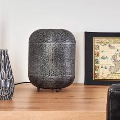 Hofstein Chidu Tischleuchte Grau, 1-flammig 24 Hofstein Chidu Tischleuchte Grau, 1-flammig -Günstiges Tischlampen Geschäft chidu tischleuchte h3367247 5