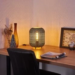 Hofstein Chidu Tischleuchte Grau, 1-flammig 28 Hofstein Chidu Tischleuchte Grau, 1-flammig -Günstiges Tischlampen Geschäft chidu tischleuchte h3367247 9