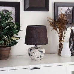 Hofstein Chihul Tischleuchte Schwarz, Weiß, 1-flammig -Günstiges Tischlampen Geschäft chihul tischleuchte h3396988 7