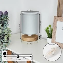 Hofstein Chiuvi Tischleuchte Weiß, Naturfarben, 1-flammig 15 Hofstein Chiuvi Tischleuchte Weiß, Naturfarben, 1-flammig -Günstiges Tischlampen Geschäft chiuvi tischleuchte h3579299 3