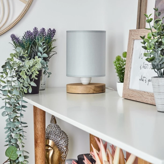 Hofstein Chiuvi Tischleuchte Weiß, Naturfarben, 1-flammig 12 Hofstein Chiuvi Tischleuchte Weiß, Naturfarben, 1-flammig – Bild 10