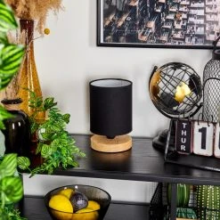 Hofstein Chiuvi Tischleuchte Schwarz, Naturfarben, 1-flammig -Günstiges Tischlampen Geschäft chiuvi tischleuchte h3597491 11