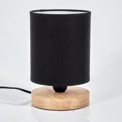 Hofstein Chiuvi Tischleuchte Schwarz, Naturfarben, 1-flammig -Günstiges Tischlampen Geschäft chiuvi tischleuchte h3597491 7