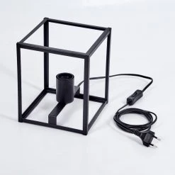 Hofstein Chur Tischleuchte Schwarz, 1-flammig -Günstiges Tischlampen Geschäft chur tischleuchte h3546062 4