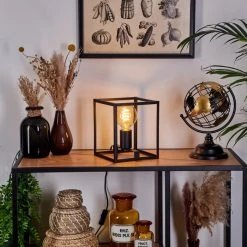 Hofstein Chur Tischleuchte Schwarz, 1-flammig -Günstiges Tischlampen Geschäft chur tischleuchte h3546062 6