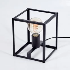 Hofstein Chur Tischleuchte Schwarz, 1-flammig -Günstiges Tischlampen Geschäft chur tischleuchte h3546062 7